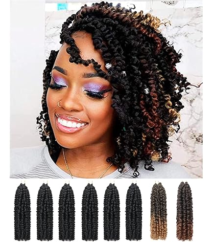 Amazon.com : Passion Twist Crochet Hair-Mixed Color Combo Pack(6
